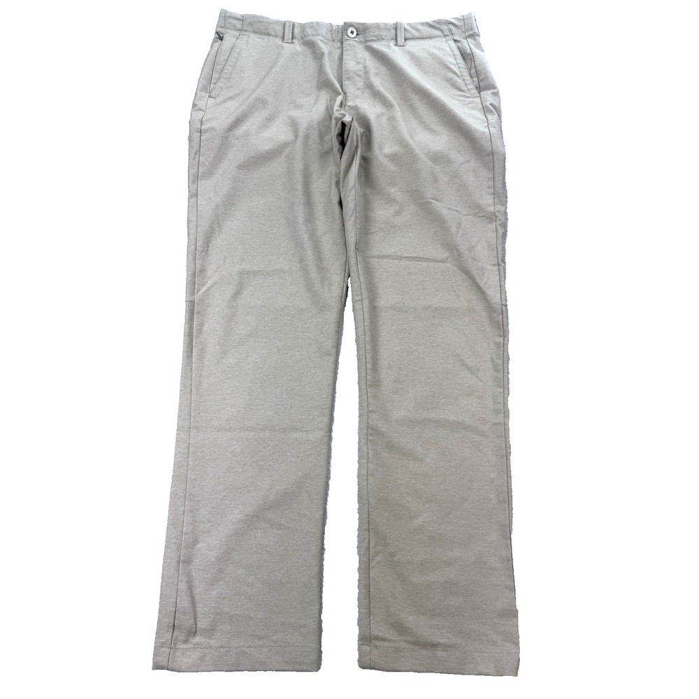 Tommy Bahama On Par IslandZone Pants Mens 36X32 Khaki Golf Flat Front ST124417